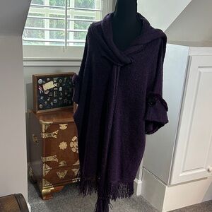 Elegant Purple Women's Shawl